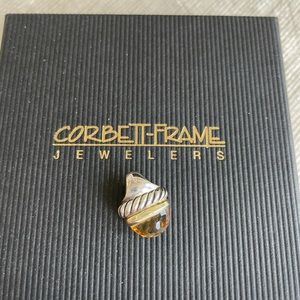 David Yurman Citrine Pendant Charm